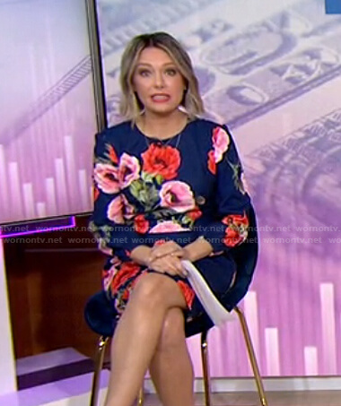 Dylan’s blue floral dress on Today