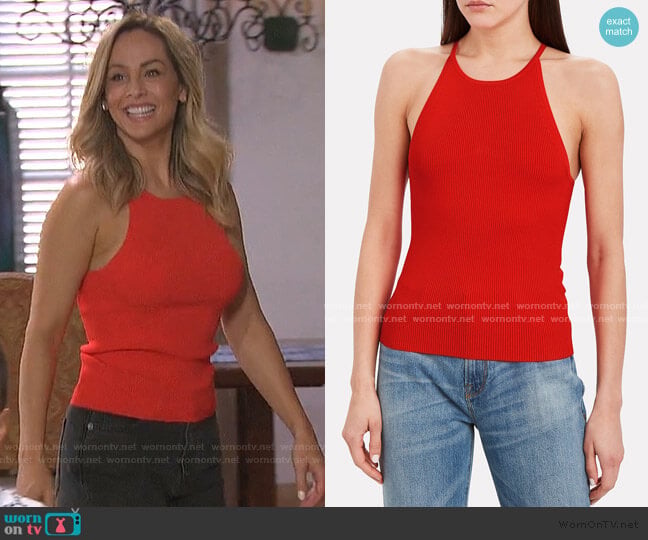 Intermix Mackenzie Knit Tank Top worn by Clare Crawley on The Bachelorette