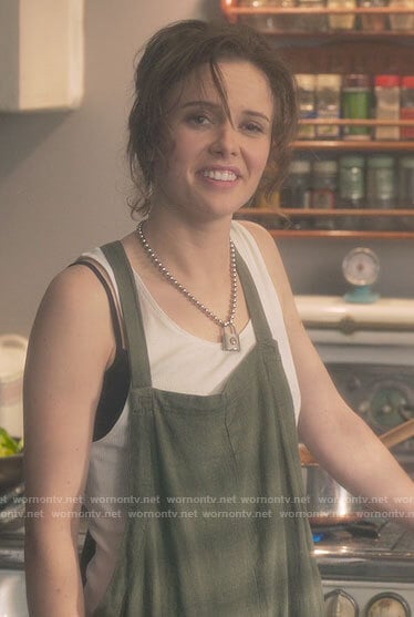 Jamie’s green overalls on The Haunting of Bly Manor