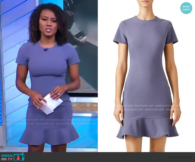 Likely Beckett Ruffle Hem Dress worn by Janai Norman on Good Morning America
