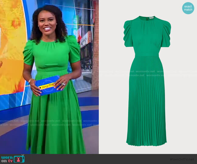 L.K. Bennett Avalon Dress worn by Janai Norman on Good Morning America
