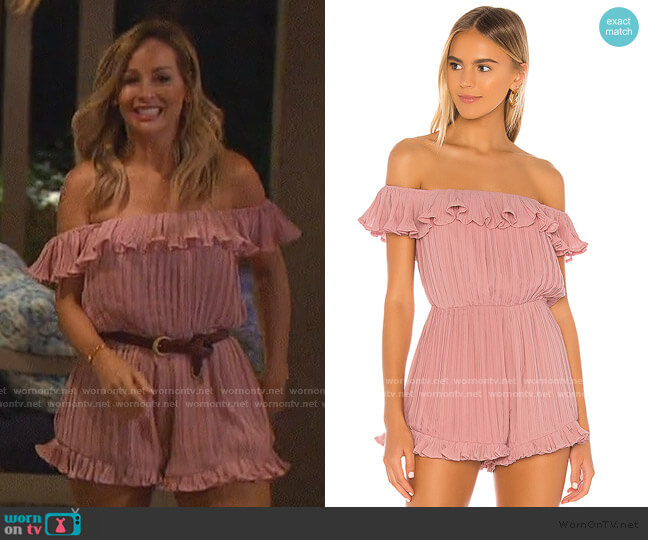 Lovers + Friends Quincy Romper worn by Clare Crawley on The Bachelorette