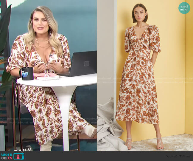 Nicholas Danielle Dress worn by Carissa Loethen Culiner on E! News