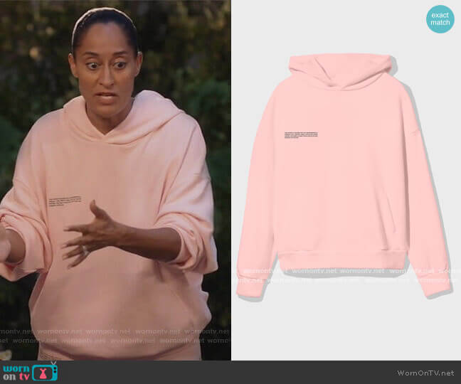 Pangaia Lightweight Recycled Cotton Hoodie worn by Rainbow Johnson (Tracee Ellis Ross) on Black-ish