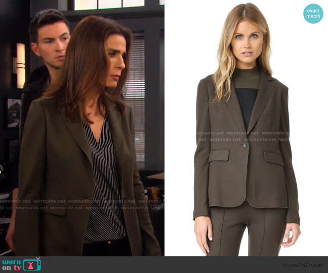 Rag & Bone Club Jacket worn by Hope Williams (Kristian Alfonso) on Days of our Lives