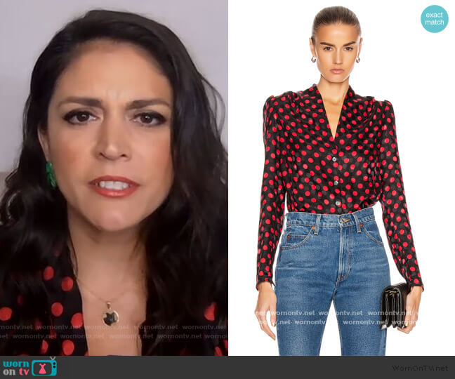 re/done 40'S Tailored Blouse