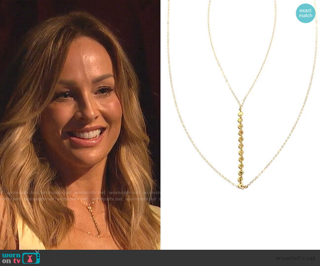 Robyn Rhodes Remember Your Worth Necklace worn by Clare Crawley on The Bachelorette