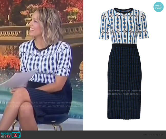 Shoshanna Melilla Dress worn by Dylan Dreyer on Today