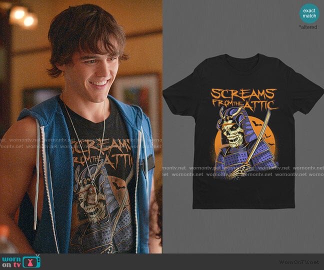 Screams from the Attic Zombie Samurai T-Shirt