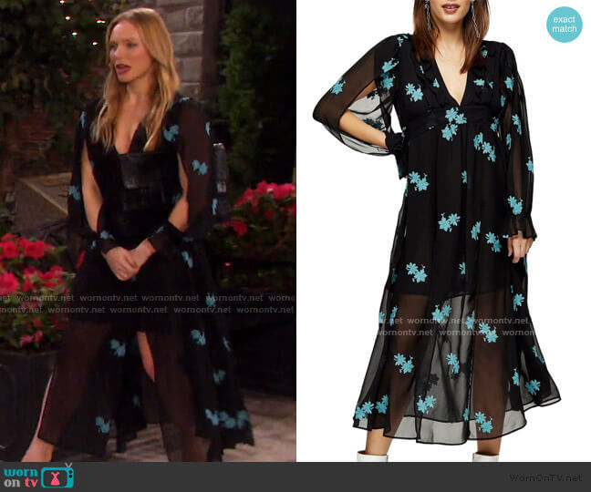 Topshop Idol Midi Dress worn by Abigail Deveraux (Marci Miller) on Days of our Lives