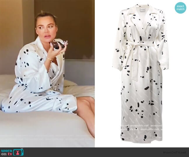 Zizi Donohoe Penelope Robe worn by Khloe Kardashian on Keeping Up with the Kardashians