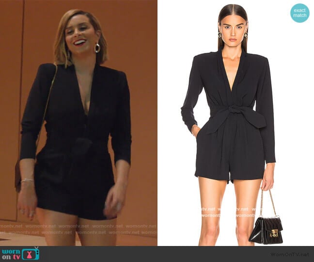 A.L.C. Heston Jumpsuit worn by Robyn Dixon on The Real Housewives of Potomac