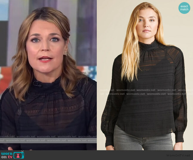 Veronica Beard Aniya Blouse worn by Savannah Guthrie on Today