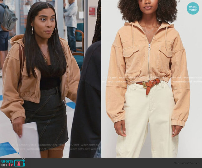 BDG Corduroy Jacket worn by Daisy (Haskiri Velazquez) on Saved By The Bell