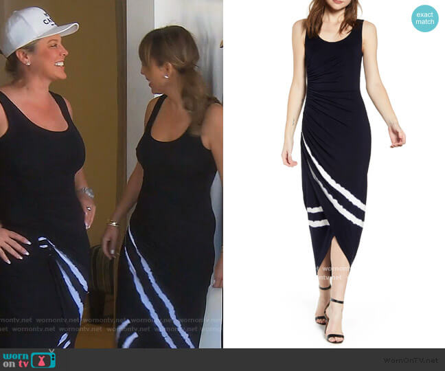 Bailey 44 Pitcher Plant Tulip Hem Dress worn by Kelly Dodd on The Real Housewives of Orange County