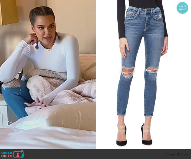 Good American Good Legs Crop worn by Khloe Kardashian on Keeping Up with the Kardashians