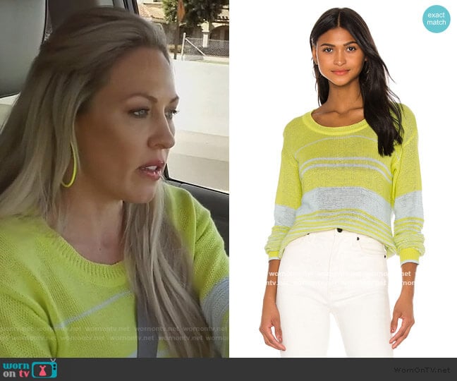 Heartloom Haven Sweater worn by Braunwyn Windham-Burke on The Real Housewives of Orange County