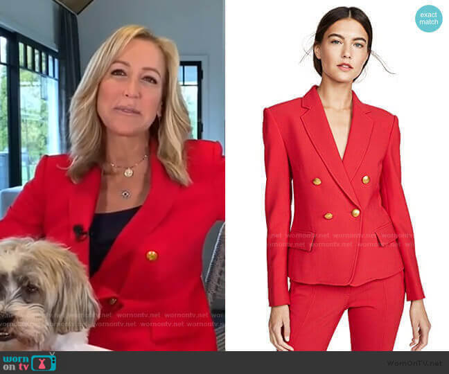 A.L.C. Hendrick Blazer worn by Lara Spencer on Good Morning America