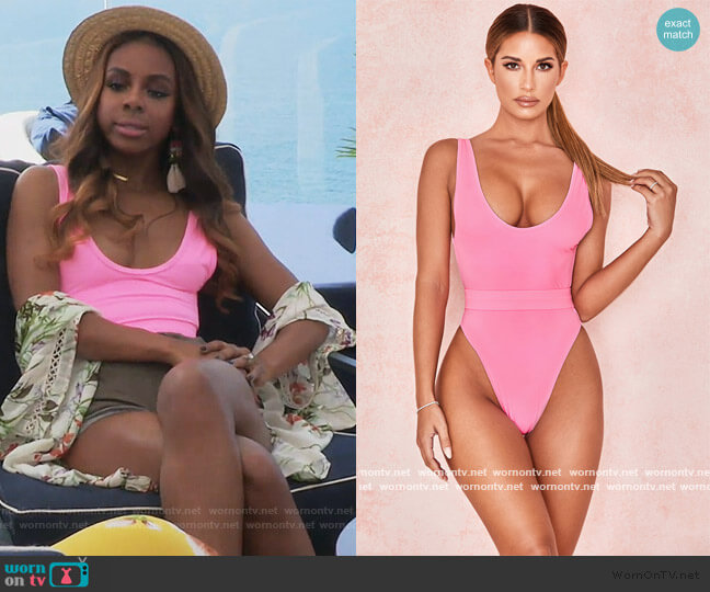 House of CB Wayfarer Swimsuit worn by Candiace Dillard Bassett on The Real Housewives of Potomac