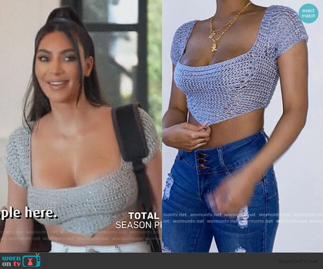 JBD Apparel Ion 2.0 Top worn by Kim Kardashian on Keeping Up with the Kardashians