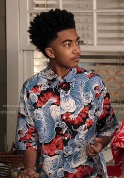 Jack’s tiger print shirt on Black-ish