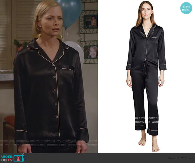 Journelle Marlene Pajama Set worn by Jill Kendall (Jaime Pressly) on Mom