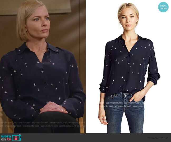 L'Agence Nina Blouse worn by Jill Kendall (Jaime Pressly) on Mom
