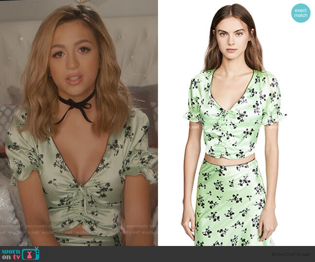 Likely Mona Top worn by Lexi (Josie Totah) on Saved By The Bell