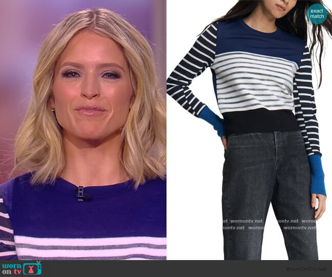 Rag and Bone Marissa Sweater worn by Sara Haines on The View