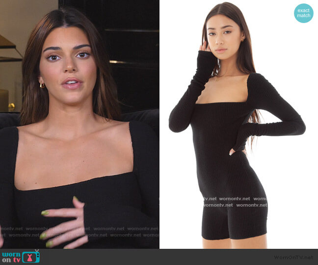 Are You Ami I Anke Romper worn by Kendall Jenner on Keeping Up with the Kardashians