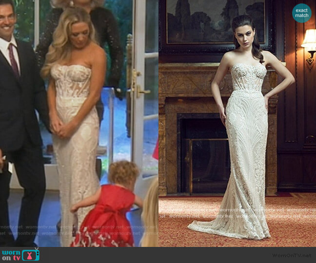 Adam Zohar Athens Collection Dress worn by Braunwyn Windham-Burke on The Real Housewives of Orange County