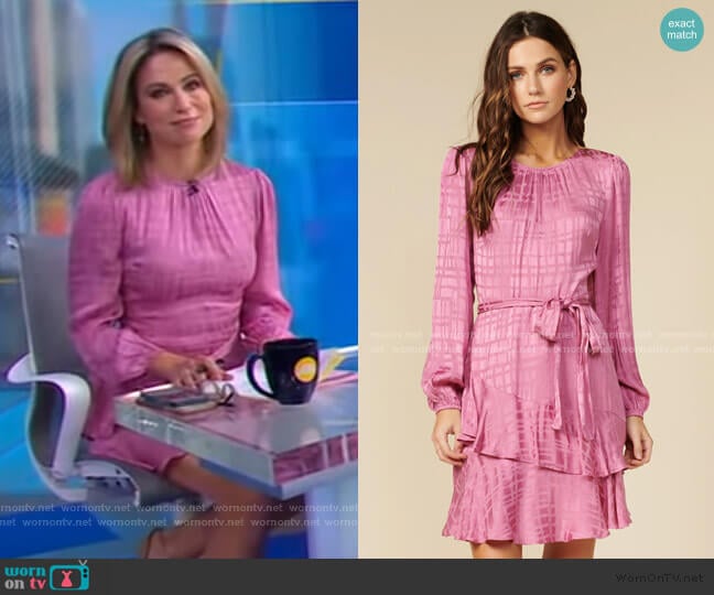 Adelyn Rae Marvella Dress worn by Amy Robach on Good Morning America