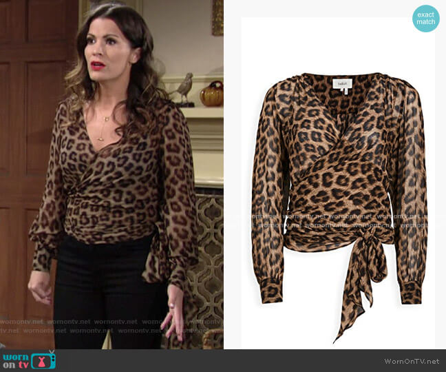 Ba&sh Folk Top worn by Chelsea Lawson (Melissa Claire Egan) on The Young and the Restless