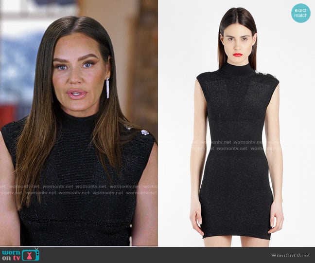Balmain Lurex Dress worn by Meredith Marks on The Real Housewives of Salt Lake City