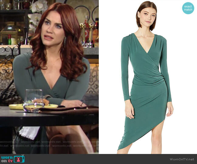 Bcbgeneration Asymmetrical Cocktail Dress worn by Sally Spectra (Courtney Hope) on The Young and the Restless