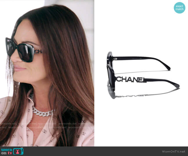 Chanel Sunglasses worn by Lisa Barlow on The Real Housewives of Salt Lake City