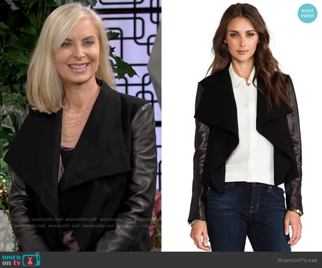 Diane von Furstenberg Olympia Jacket worn by Ashley Abbott (Eileen Davidson) on The Young and the Restless
