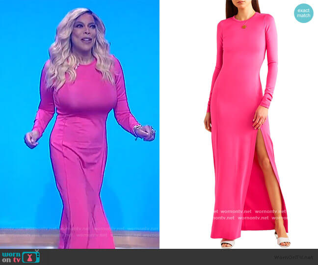 Elizabeth and James Long Dress worn by Wendy Williams on The Wendy Williams Show