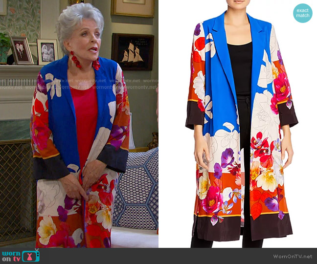 Kobi Halperin Estee Kimono Blazer worn by Julie Olson Williams (Susan Seaforth Hayes) on Days of our Lives