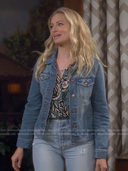 Gemma’s denim jacket on The Neighborhood