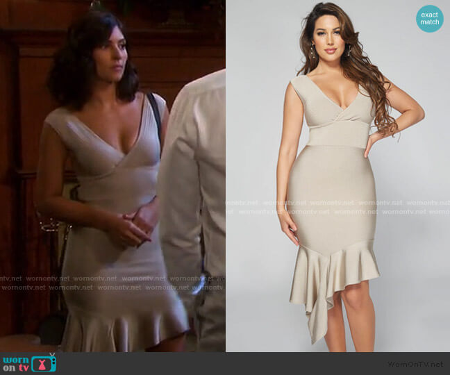 Guess Duna Sweater Dress worn by Gabi Hernandez (Camila Banus) on Days of our Lives