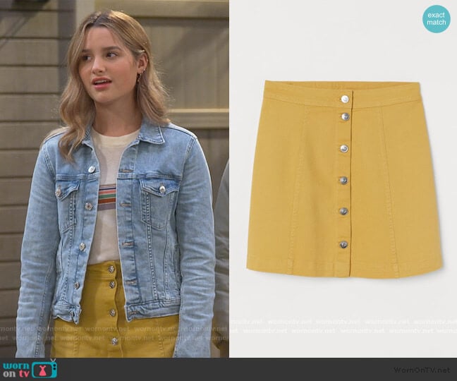H&M A-Line Skirt worn by Lex (Jules LeBlanc) on Side Hustle
