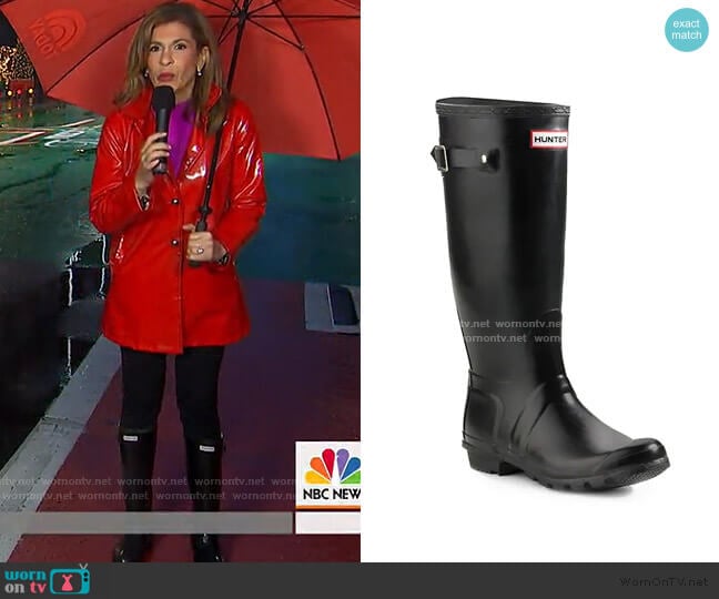 Hunter Original Tall Rain Boots worn by Hoda Kotb on Today