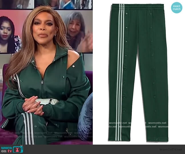 Ivy Park Adidas Track Pants worn by Wendy Williams on The Wendy Williams Show