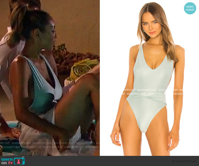 Lovewave Sedona One Piece worn by Tayshia Adams on The Bachelorette