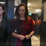 Michelle’s colorblock dress on CBS Mornings