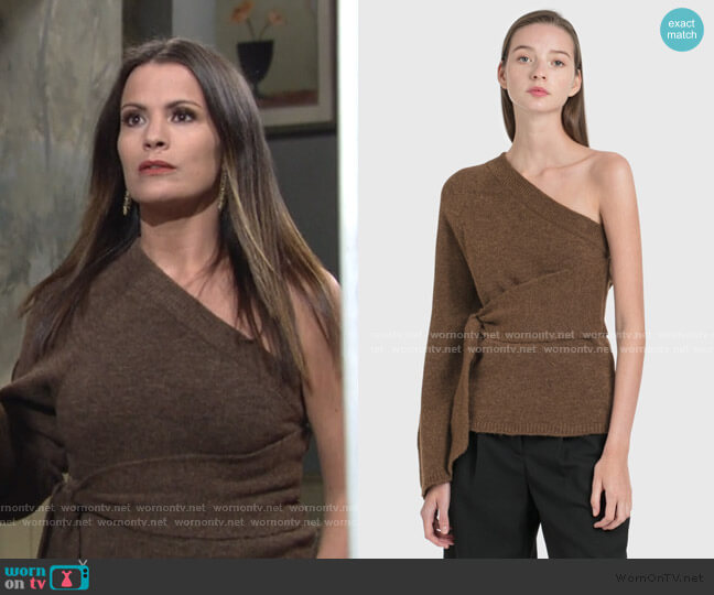Nanushka Cleto Sweater worn by Chelsea Lawson (Melissa Claire Egan) on The Young and the Restless