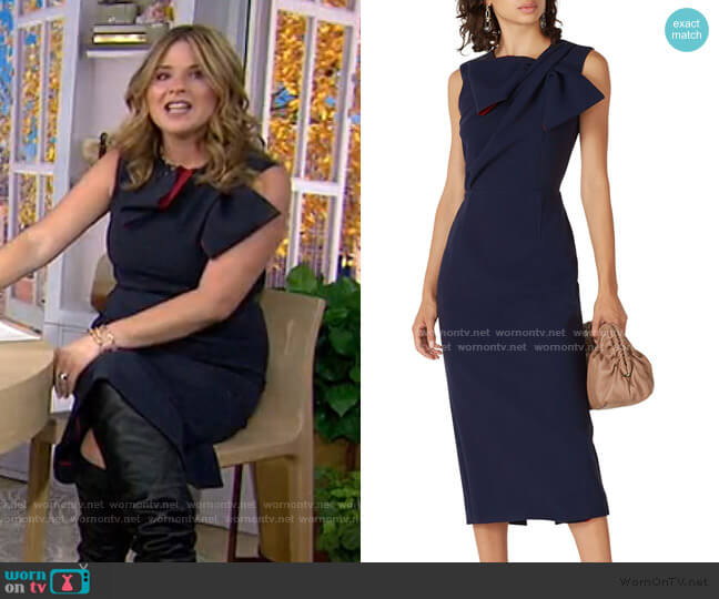Roksanda Flandre Dress worn by Jenna Bush Hager on Today