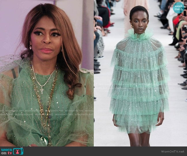Valentino Spring 2019 Collection worn by Mary Cosby on The Real Housewives of Salt Lake City