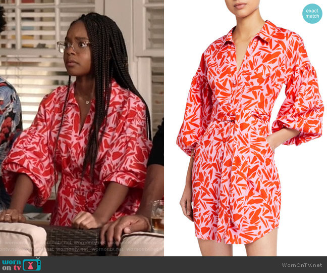 Veronica Beard Samy Dress worn by Diane Johnson (Marsai Martin) on Black-ish